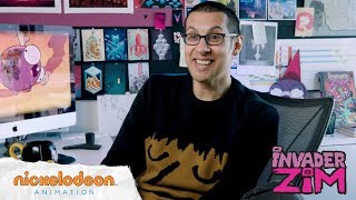 Invader Zim  Meet the Creator Jhonen Vasquez  Nick Animation [upl. by Nnylyrehc]