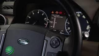 Land Rover LR4 Checking Engine Oil Level via the Driver Information Display Instrument Cluster [upl. by Wurtz18]