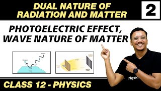 Dual Nature of Radiation amp Matter 02  Photoelectric Effect  Wave Nature of Matter  Class 12 NCERT [upl. by Mirna353]