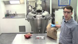 Mixing Dry Powders  Conical Screw Mixer Demonstration [upl. by Best]