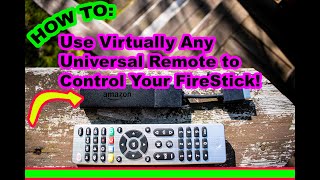 How to Program Any Universal Remote to Work With Amazon FIRE TV Stick [upl. by Wiburg]