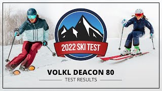 2022 Volkl Deacon 80  SkiEssentialscom Ski Test [upl. by Annawaj]