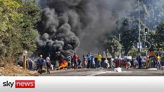 Unrest and looting continues to spread across South Africa [upl. by Spragens]