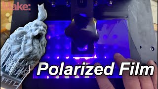 Quick Tip How To Replace The Polarized Film On an MSLA Resin 3DPrinter [upl. by Oballa]