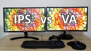 Monitor LG IPS vs Samsung VA Comparación lado a lado [upl. by Atiram514]