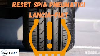 RESET SPIA PNEUMATICI LANCIA FIAT [upl. by Zoller272]