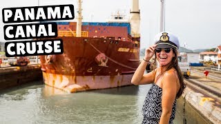 Cruising the PANAMA CANAL full transit time lapse [upl. by Ashly]