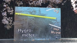 Make a Hygrometer to Measure Humidity – STEM activity [upl. by Akir]