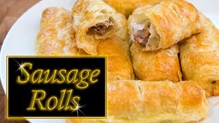 Sausage rolls Puff Pastry [upl. by Nomae]