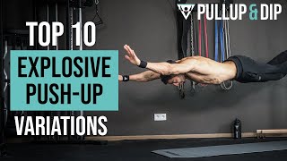 Best Explosive PushUp Variations 10 Levels [upl. by Anelleh]