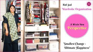 Indian Wardrobe Organization Tips  A Whole New Perspective  Closet Organization Ideas [upl. by Niemad]