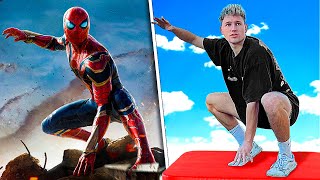 Spiderman No Way Home Stunts in REAL Life [upl. by Dogs103]