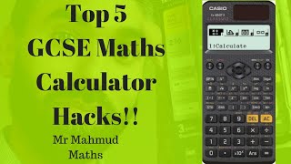 Top 5 GCSE Maths Calculator hacks with exam questions example  Calculator paper 2 and 3 Revision [upl. by Latsyrhk]