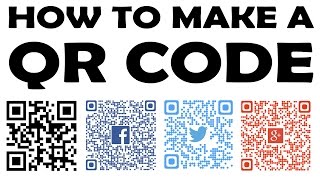 HOW TO CREATE A QR CODE   INSTRUCTIONS 101 [upl. by Olotrab]