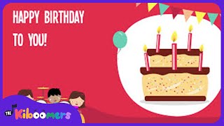 Happy Birthday To You Lyric Video  The Kiboomers Preschool Songs amp Nursery Rhymes [upl. by Hara]