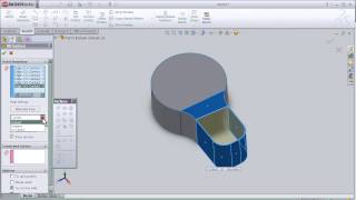 9 SolidWorks Surface Tutorial Filled Surface [upl. by Idac]