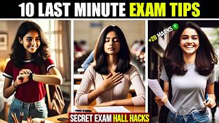 Last Minute Exam Tips🔥  10 SECRET Exam Hall Hacks  AmbiJyo [upl. by Bascomb]