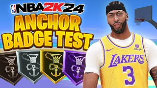 NBA 2K24 Best Defensive Badges Is Anchor Badge Worth It [upl. by Notlew]