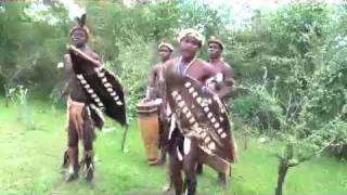 Ngoni Dance in Zambia on the grounds of Victoria Falls [upl. by Einnaf]