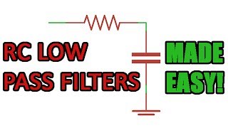 Passive RC low pass filter tutorial [upl. by Nicolella]