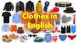 Learn English Clothes Vocabulary  Clothes Names with Pictures [upl. by Muriel359]