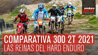 Comparativa 300 2T 2021 Las reinas del hard enduro [upl. by Legir296]