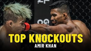 Amir Khan’s Top Knockouts  ONE Highlights [upl. by Dranal]