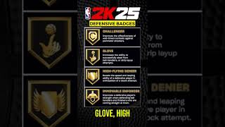 New Defensive Badges in NBA 2K25 [upl. by Raddi]