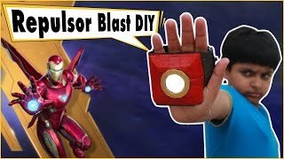 Iron Man Repulsor DIY  Repulsor Blast DIY  Easy Iron Man Craft Idea [upl. by Girand979]