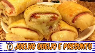 RECEITA DE JOELHO DE QUEIJO E PRESUNTO  ENROLADINHO [upl. by Uah378]