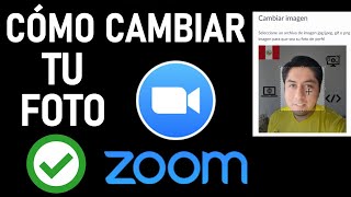 Cómo Cambiar FOTO De PERFIL En ZOOM En Tu PC 💻 [upl. by Rolandson693]