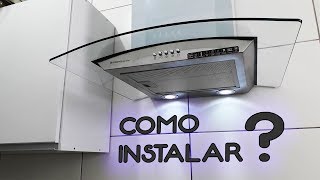 Como instalar uma COIFA  DEPURADOR de AR [upl. by Alduino]