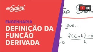 Me Salva DER02  Definição da função derivada [upl. by Mil]