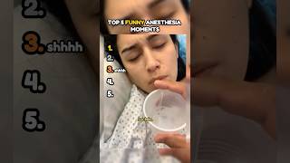 Top 5 Funniest Anesthesia Reactions part 34 🤣 shorts [upl. by Castorina]