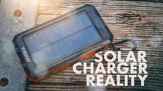 The Reality Behind Portable Solar Chargers 20000 mAh Yoesoid Review [upl. by Atazroglam610]