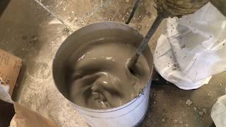 How To Mix Refractory Mortar  How to use Fire Brick Cement [upl. by Eidolem]