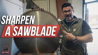 How a Saw Blade is Sharpened [upl. by Akienahs58]