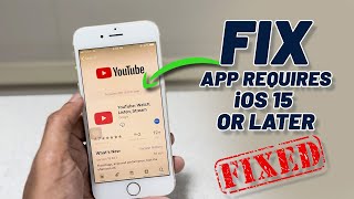 How to FIX This APP Required iOS 15 or Later on old iPhones [upl. by Auoh105]