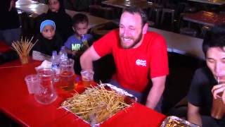 Joey Chestnut Breaks Satay record in Singapore [upl. by Safier360]