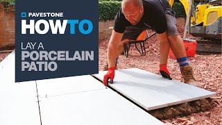 How To Lay A Porcelain Patio [upl. by Crawley751]