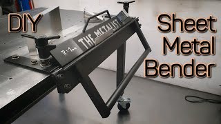 DIY Sheet Metal Bender  Bending Plans available [upl. by Anuahs]