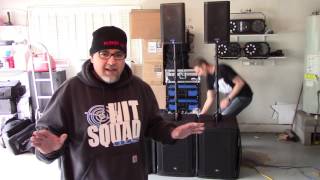 RCF 705 ASII vs QSC KW181  Subwoofer comparison test [upl. by Attenhoj]