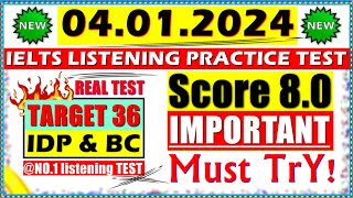 IELTS LISTENING PRACTICE TEST 2023 WITH ANSWERS  04012024 [upl. by Yrret]