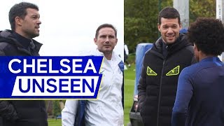 Michael Ballack Returns to Chelsea Training with Frank Lampard 👀  Chelsea Unseen [upl. by Aielam]