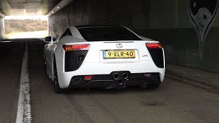 Lexus LFA Tokyo Edition  FAST Acceleration SOUNDS amp REVS [upl. by Naes]