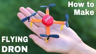 How to Make a Drone at Home Quadrocopter  DIY Mini Drone That Flies [upl. by Aciruam]