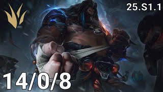 Udyr Jungle vs Sylas  EUW Master  Patch 25S11 [upl. by Delos]