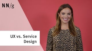 UX vs Service Design [upl. by Eelrebmik980]