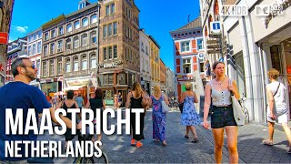 Maastricht The Historic City Centre  🇳🇱 Netherlands 4K HDR Walking Tour [upl. by Nerrual]