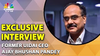 Exclusive Interview UIDAI CEO Ajay Bhushan Pandey  Aadhaar Status Report  CNBCTV18 [upl. by Thynne]